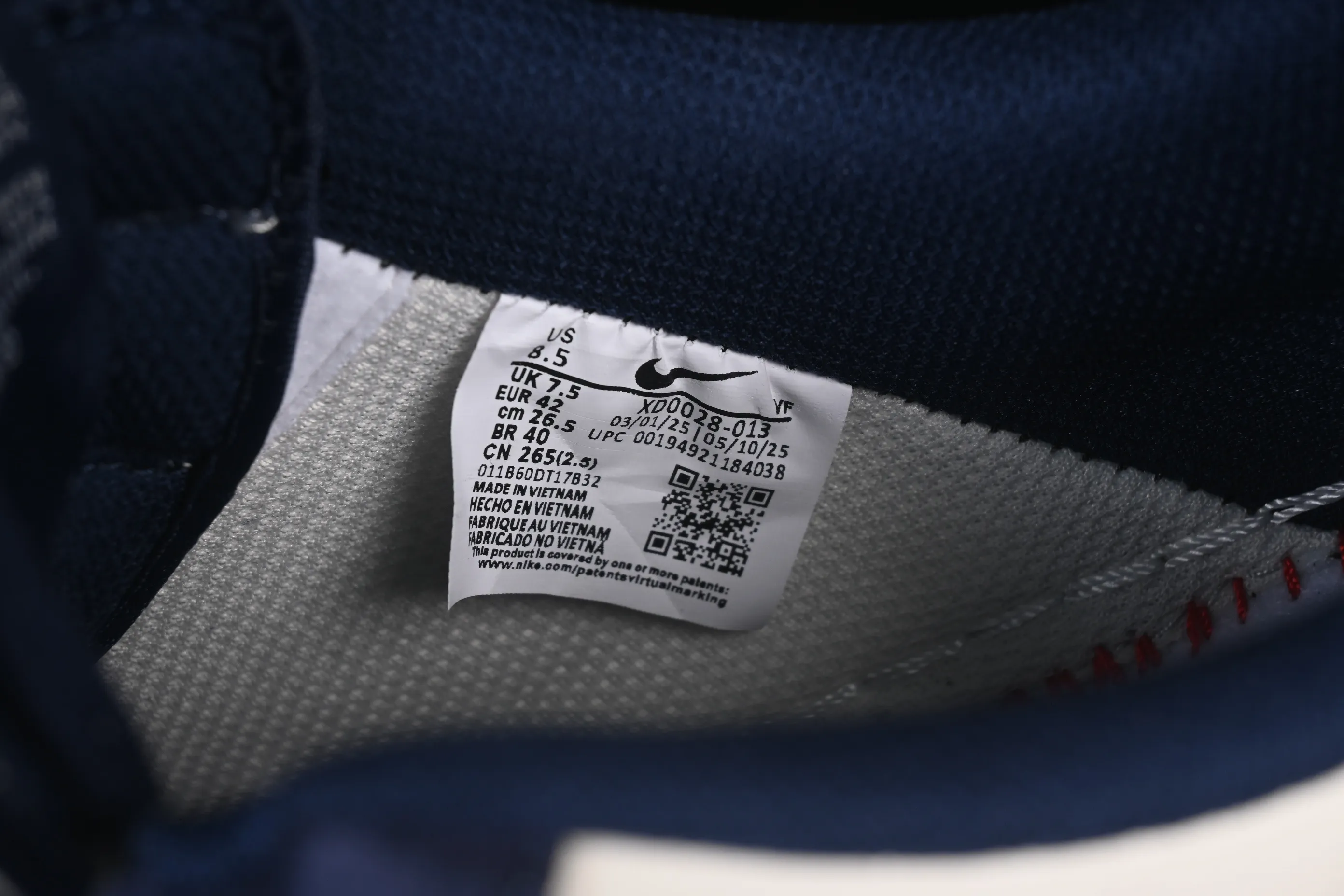 All categories Nk Air Force 1 Air Force series Nk Air Force 1 Low Air Force low-top Nike Air Force 1'07 Low Year of the Horse limited edition Navy blue Prancing Horse Air Force 1 low-top casual sneakers XD0028-013